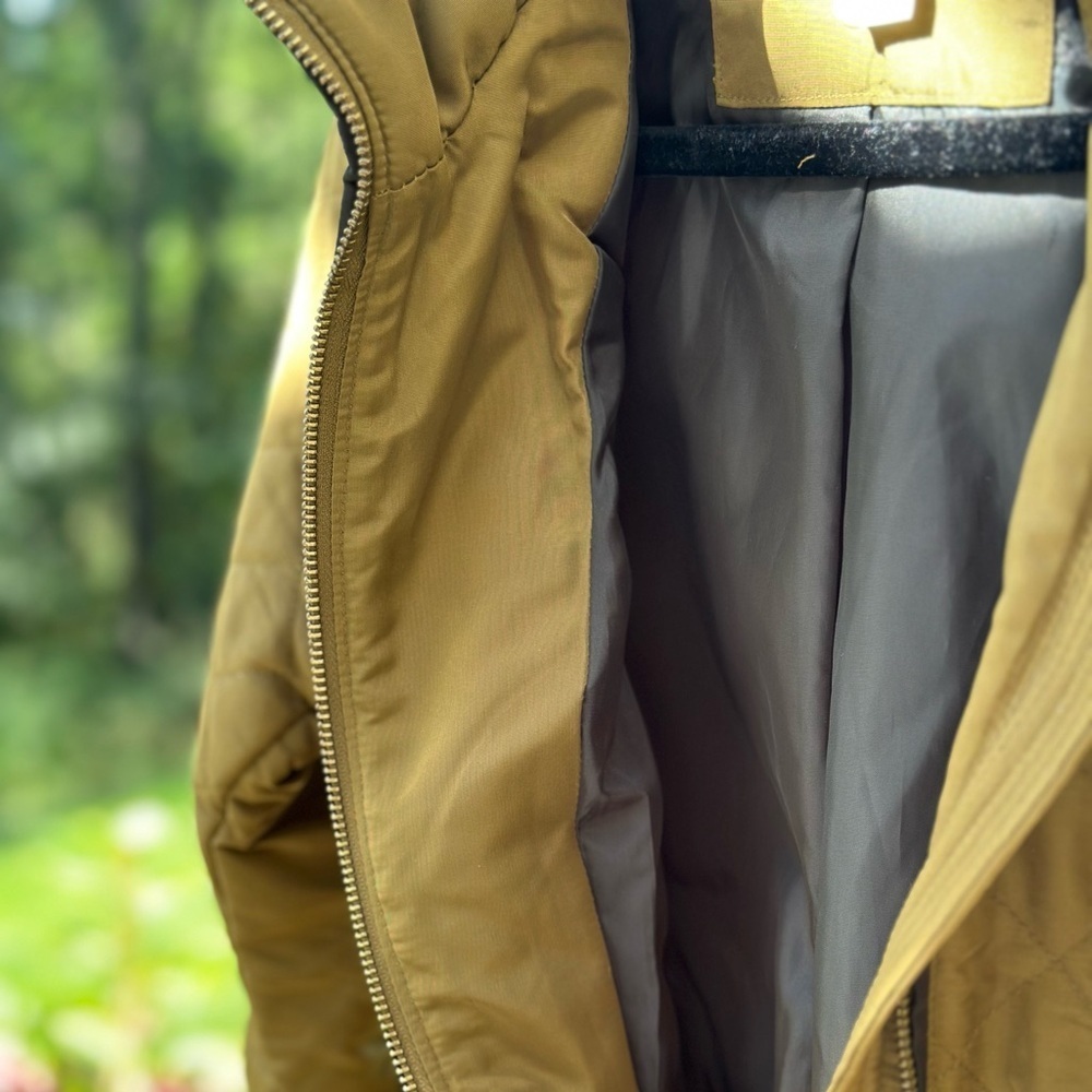 H and H Quilted Greenish Brown Jacket - Picture 8 of 10